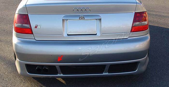 Custom Audi A4 Rear Add-on  Sedan Rear Lip/Diffuser (1996 - 2001) - $349.00 (Part #AD-001-RA)